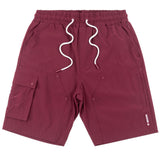 (B&T) MAKOBI ADORNI NYLON SHORT - M634 - BURGUNDY