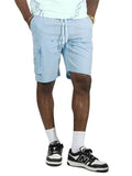 MAKOBI ADORNI NYLON SHORT - M634 - LIGHT BLUE