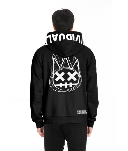 CULT OF INDIVIDUALITY ZIP HOODY - 621A0-ZH22E - BLACK – King City