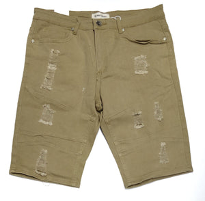 BLIND TRUST JEAN SHORT - BTS21160B - KHAKI