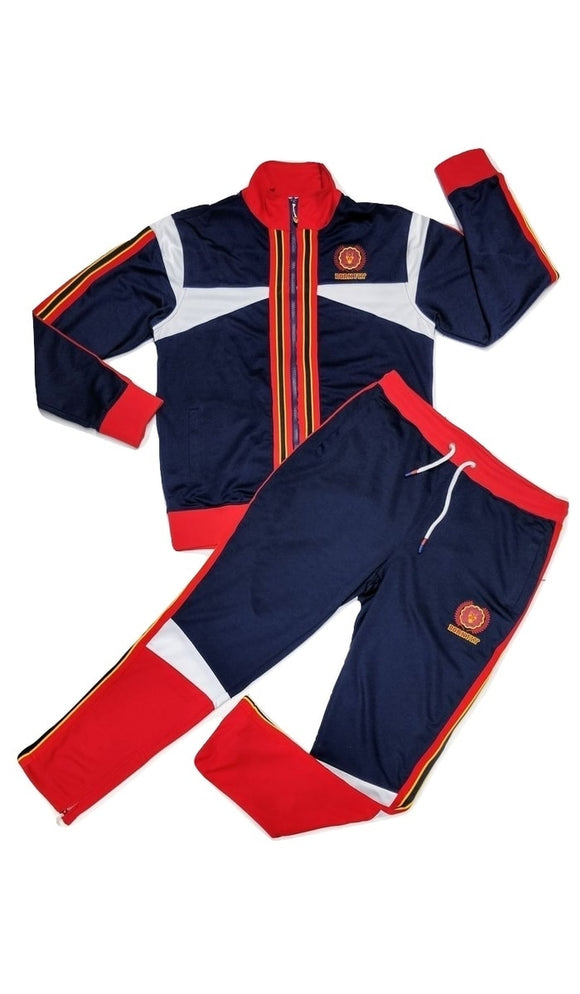 BORN FLY TRACKSUIT - NAVY/RED/WHITE - BFC04
