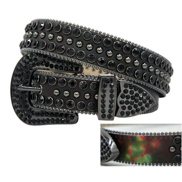 DNA BELT PREMIUM STUDDED RHINESTONES WITH HEAT CHANGING MATERIAL - DNA212